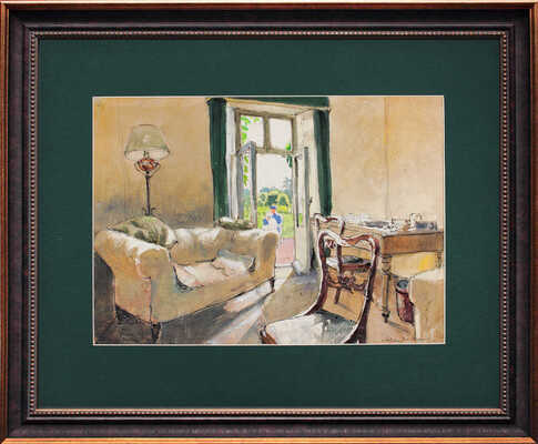 Бенуа Александр Николаевич. Моя рабочая комната в отеле Страттон Хаус. Сайренсестер 